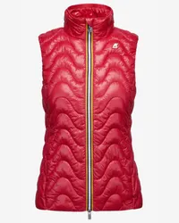 K-Way VIOLE QUILTED WARM - Jackets - Corta - Donna - RED BERRY 