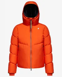 K-Way HUGOL THERMO SOFT TOUCH - Jackets - Corta ORANGE P-BLUE D 