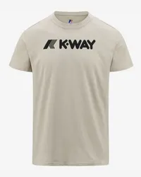 K-Way ERIC - T-ShirtsTop - T-Shirt BEIGE GREY 