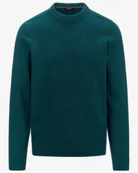 K-Way SEBASTIEN LAMBSWOOL - Knitwear - Pull  Over GREEN PETROL 