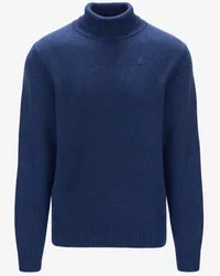 K-Way HENRY LAMBSWOOL - Knitwear - Pull  Over Blue Medieval 