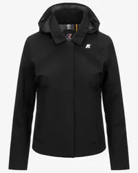 K-Way LILLA BONDED JERSEY - Jackets - Corta - Donna - BLACK PURE 