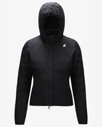 K-Way LILY TD BRILLIANT RIPSTOP - Jackets - Corta - Donna - BLACK PURE 