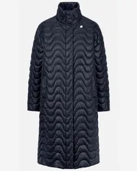 K-Way SONJA QUILTED WARM - Jackets - Lungo - Donna - BLUE DEPTH 