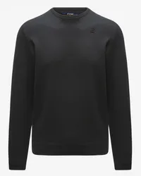 K-Way SEBASTIEN EASY CARE - Knitwear - Pull  Over Black Pure 