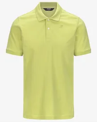 K-Way AMEDEE PIQUE - Polo Shirts - Polo GREEN CELERY 