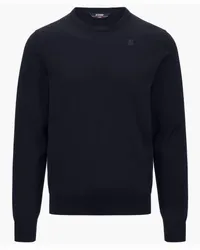 K-Way SEBASTIEN COTTON PS - Knitwear - Pull  Over BLUE DEPTH 