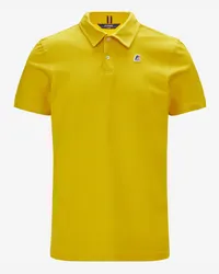 K-Way GREGOIRE TAPE - Polo Shirts - Polo Yellow Old 