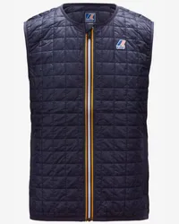 K-Way LE VRAI ROUL QUILTED LT WARM - Jackets - Gilet Blue Depth 