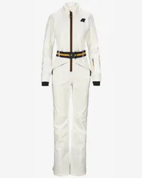 K-Way LECHERE ICONIC TAPE - Sport Suits - Coverall Suit - Donna - WHITE GARDENIA 