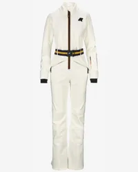 K-Way LECHERE ICONIC TAPE - Sport Suits - Coverall Suit - Donna - WHITE GARDENIA 