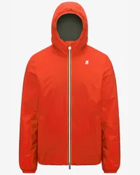 K-Way JACK ST WARM REVERSIBLE - Jackets - Corta ORANGE P-GREEN B 