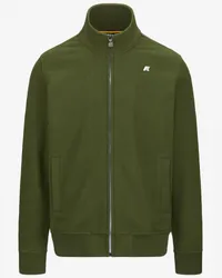 K-Way FINN HEAVY FLEECE - Fleece - Giacca GREEN CYPRESS 