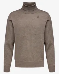 K-Way HENRY MERINO - Knitwear - Pull  Over Beige Taupe 