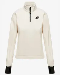 K-Way CEILLAC POLAR - Fleece - Pull  Over - Donna - WHITE GARDENIA 