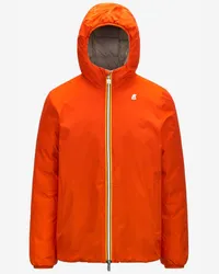 K-Way JACK ST THERMO REVERSIBLE - Jackets - Corta ORANGE P-BEIGE T 