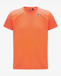 K-Way LE VRAI EDOUARD FLUO - T-ShirtsTop - T-Shirt Orange Lt 