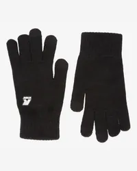 K-Way ALFRED CARDIGAN STITCH WOOL - Gloves - Guanto Black Pure 