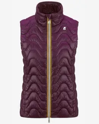 K-Way VIOLE QUILTED WARM - Jackets - Corta - Donna - VIOLET DK PURPLE 