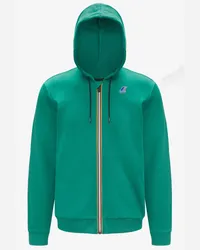 K-Way LE VRAI ARNEL POLY COTTON - Fleece - Giacca GREEN 