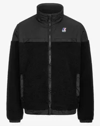 K-Way LE VRAI 3.0 JILDE ORSETTO - Fleece - Giacca BLACK-BLACK PURE 