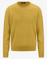 K-Way SEBASTIEN MERINO - Knitwear - Pull  Over YELLOW ZAFFERANO 