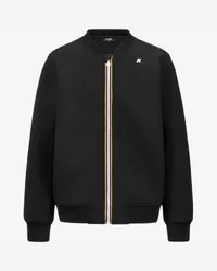 K-Way ABEL SPACER - Fleece - Giacca BLACK PURE 