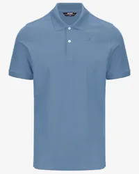 K-Way AMEDEE PIQUE - Polo Shirts - Polo BLUE ALLURE 