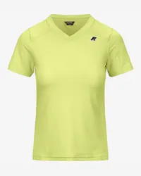 K-Way GANNAT - T-ShirtsTop - T-Shirt - Donna - GREEN CELERY 