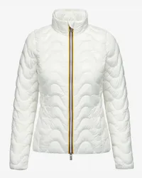 K-Way VIOLETTE QUILTED WARM - Jackets - Corta - Donna - WHITE 