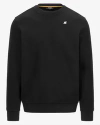 K-Way BAPTISTE HEAVY FLEECE - Fleece - Maglia BLACK PURE 