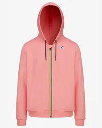 K-Way LE VRAI ARNEL POLY COTTON - Fleece - Giacca PINK MD 