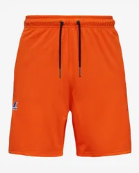 K-Way LE VRAI 2.1 AMIABLE GARCIA FLEECE - Shorts - Pantaloncini sportivi Orange 