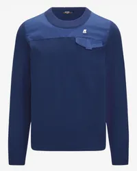 K-Way JAIME - Knitwear - Pull  Over Blue Medieval 