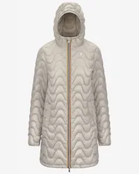 K-Way SOPHIE QUILTED WARM - Jackets - Medio - Donna - BEIGE GREY 