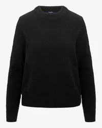 K-Way CLARISSE WOOL MERINO BOUCLE - KNITWEAR - Maglia - Donna - BLACK GREY 