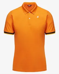 K-Way VINCENT - Polo Shirts - Polo ORANGE RUSSET 