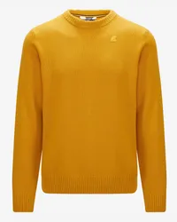 K-Way SEBASTIEN LAMBSWOOL - KNITWEAR - Pull  Over YELLOW SUNFLOWER 