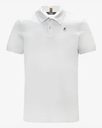 K-Way GREGOIRE TAPE - Polo Shirts - Polo White 