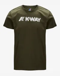 K-Way ERIC - T-ShirtsTop - T-Shirt Green Africa 