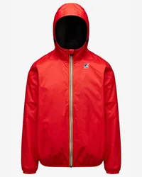 K-Way LE VRAI 3.0  CLAUDE WARM - Jackets - Medio RED 