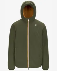 K-Way JACK ST WARM REVERSIBLE - Jackets - Corta GREEN C-YELLOW I 