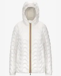 K-Way MADLAINE QUILTED WARM - Jackets - Medio - Donna - WHITE GARDENIA 