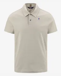 K-Way GREGOIRE TAPE - Polo Shirts - Polo BEIGE GREY 