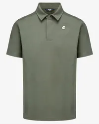 K-Way VINCELLE - Polo Shirts - Polo GREEN BLACKISH 