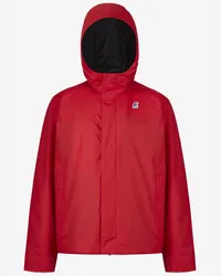 K-Way JACK WARM OTTOMAN - Jackets - Corta RED-BLACK PURE 