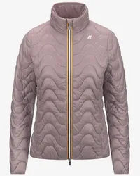 K-Way VIOLETTE QUILTED WARM - Jackets - Corta - Donna - VIOLET DUSTY 