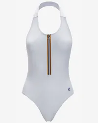 K-Way Sylvie Beach - Bathing Suits - Costume da bagno intero - Donna - White 