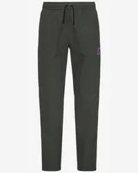 K-Way MED LF - Pants - Pantaloni sportivi GREEN BLACKISH 