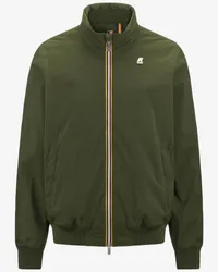 K-Way AMAURY  STRETCH NYLON JERSEY - Jackets - Corta GREEN CYPRESS 